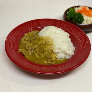 玉ねぎと豚肉のカレー